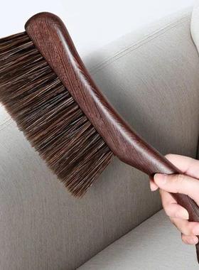 扫床刷子家用软毛床上清洁神器除尘刷卧室扫炕笤帚实木长柄鸡翅木