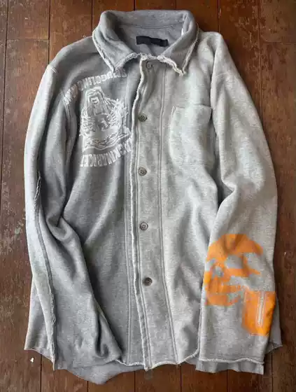Seasonal Clearance - Undercover 03Aw Distressed Deconstructed Patchwork Jacket