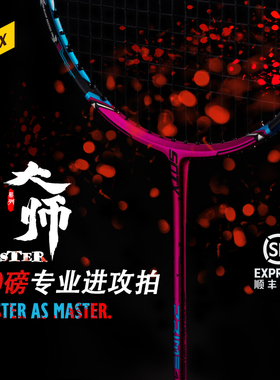 SOTX索牌羽毛球拍大师系列PR4900高碳纤维3-4U专业速度进攻球拍