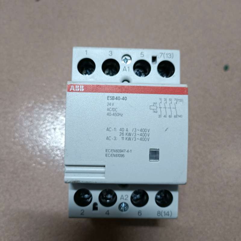 议价：ABB接触器ESB40-40,24V，，成色如图