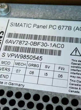 {议价}6AV7872-0BF30-1AC0成色漂亮功能完好议价