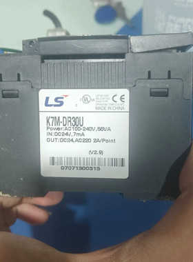 {议价}LS可编辑控制器K7M-DR30U，一个功能正常，实物图