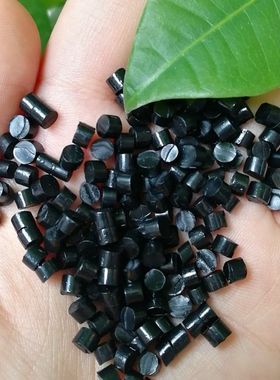 TPU黑色再生料 TPU98A黑色颗粒 注塑级成型快耐磨聚氨酯工厂