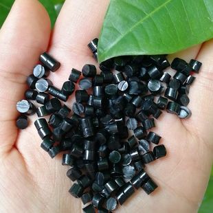 环保注塑级高弹性聚氨酯耐老化颗粒 耐磨TPU黑色再生料