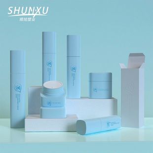 现货30g50gPP四方膏霜瓶罐6080ml白色分装 卡罩喷雾瓶 乳液瓶按压式