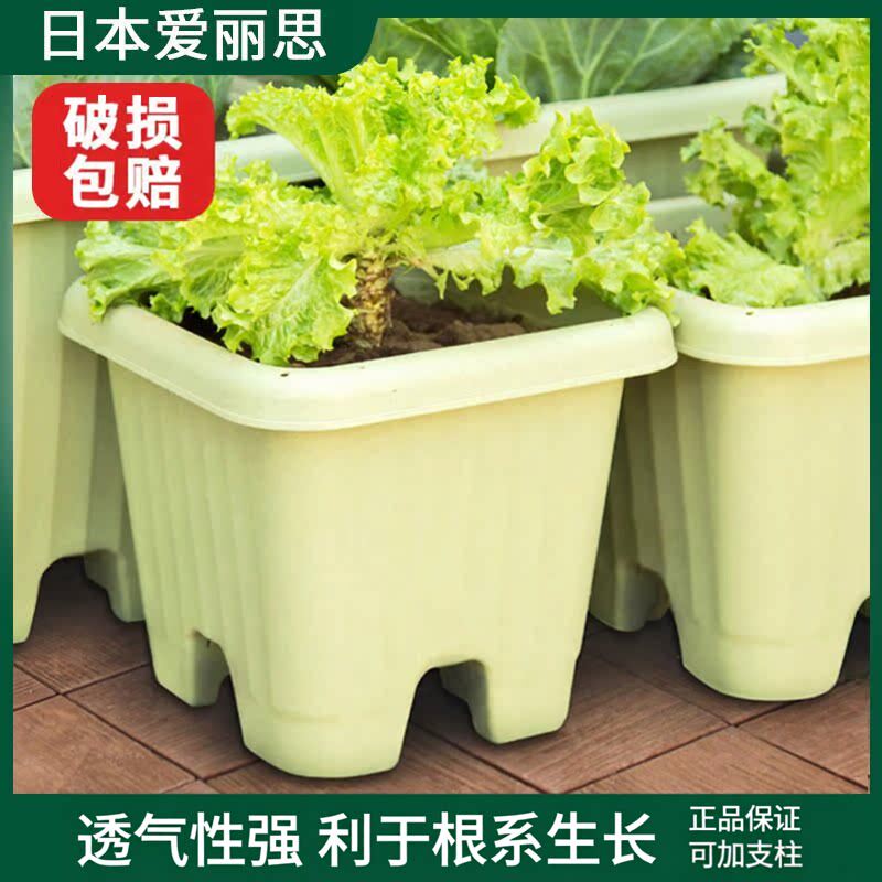 爱丽思长方形种番茄草莓蔬菜塑料花盆阳台种菜专用箱爱丽丝种植盆