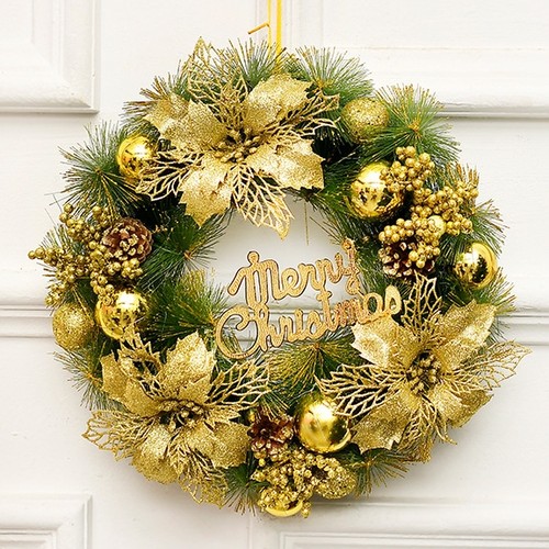 圣诞节装饰品花环门挂门环