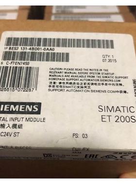 6ES71314BD010AA0ET200S 4DI 6ES7131-4BD01报价