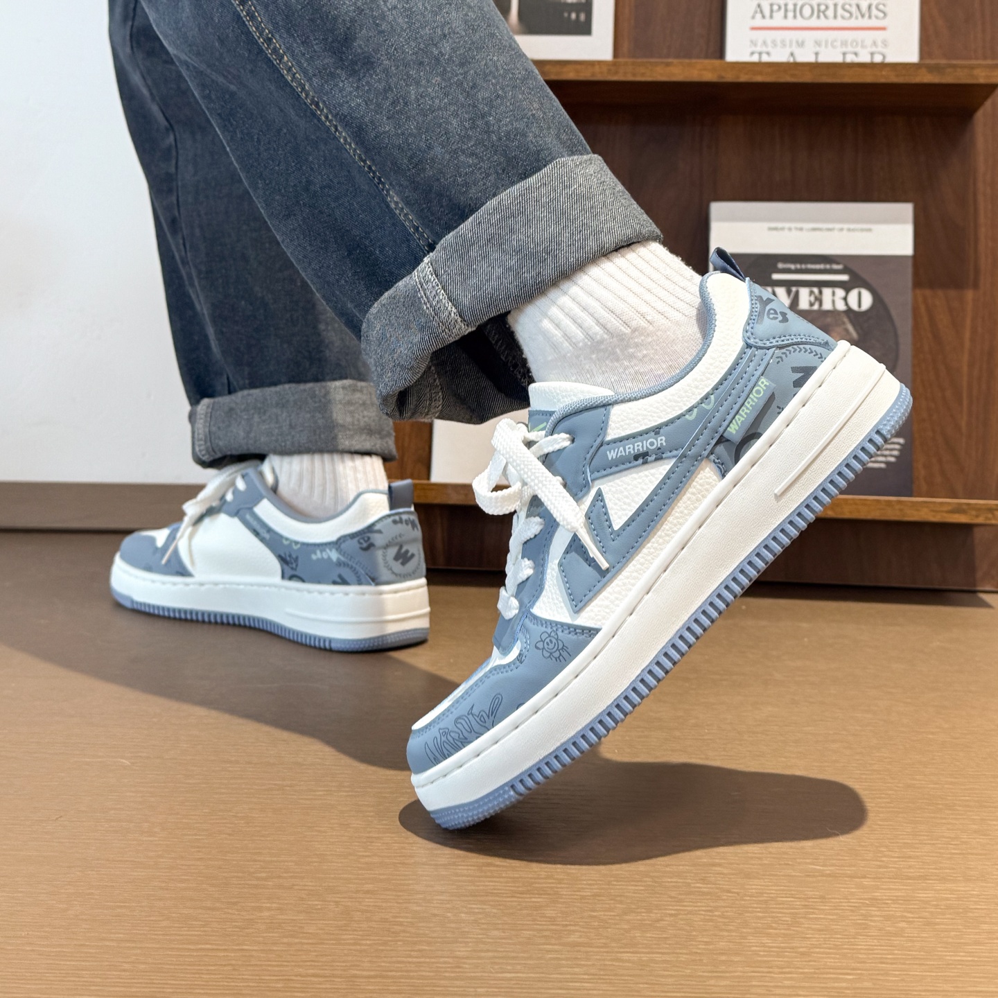 Warrior/回力官方正品男鞋板鞋