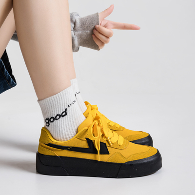 Warrior/回力女鞋休闲学院风板鞋