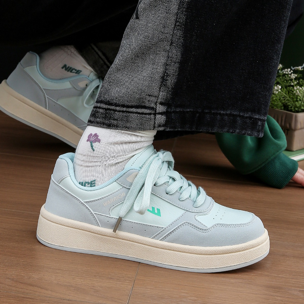 Warrior/回力女鞋休闲板鞋小白鞋