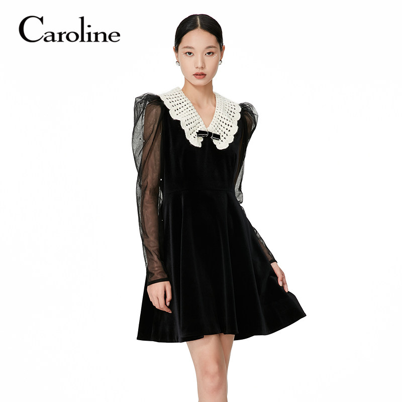 丝绒娃娃领CAROLINE/卡洛琳