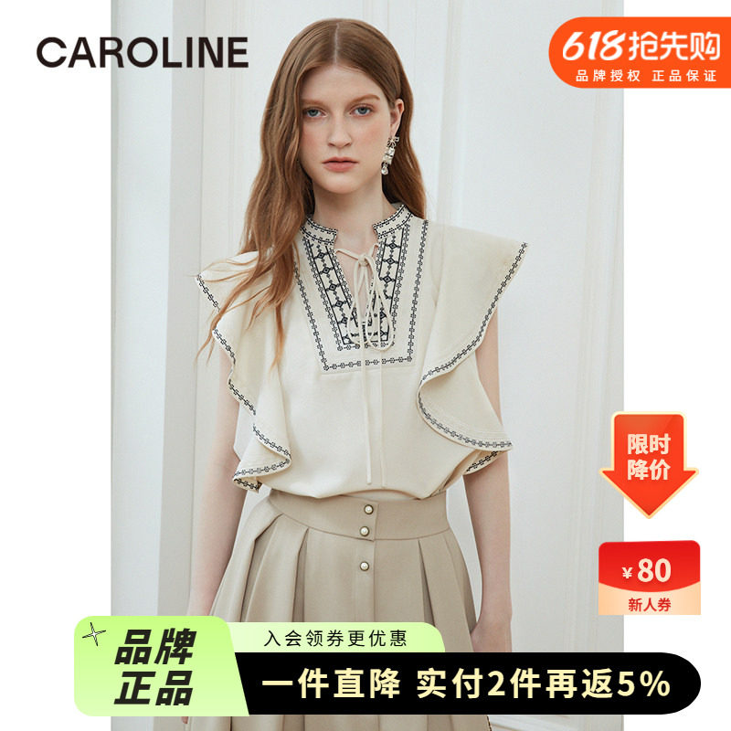 无袖衬衫CAROLINE卡洛琳