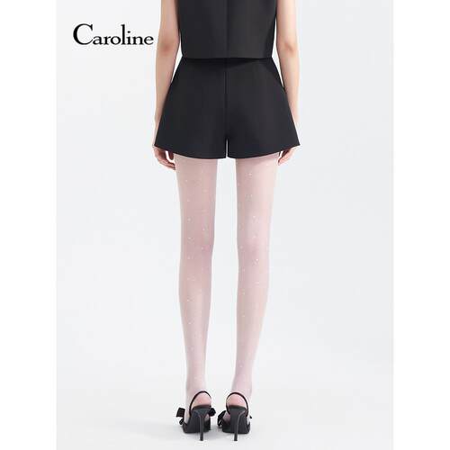 Caroline卡洛琳2026夏季新款立体褶裥裙裤高腰宽松短裤ESC2Y01S