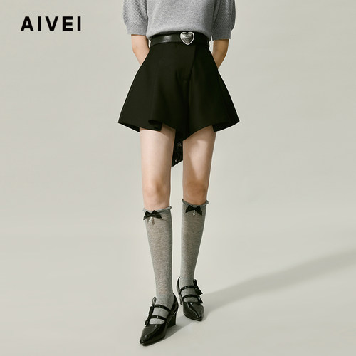 AIVEI欣贺艾极简百搭高腰A