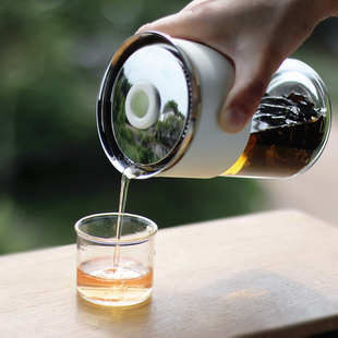 便携玻璃茶壶户外旅行茶具套装办公室家用泡茶水杯子神器一人饮双