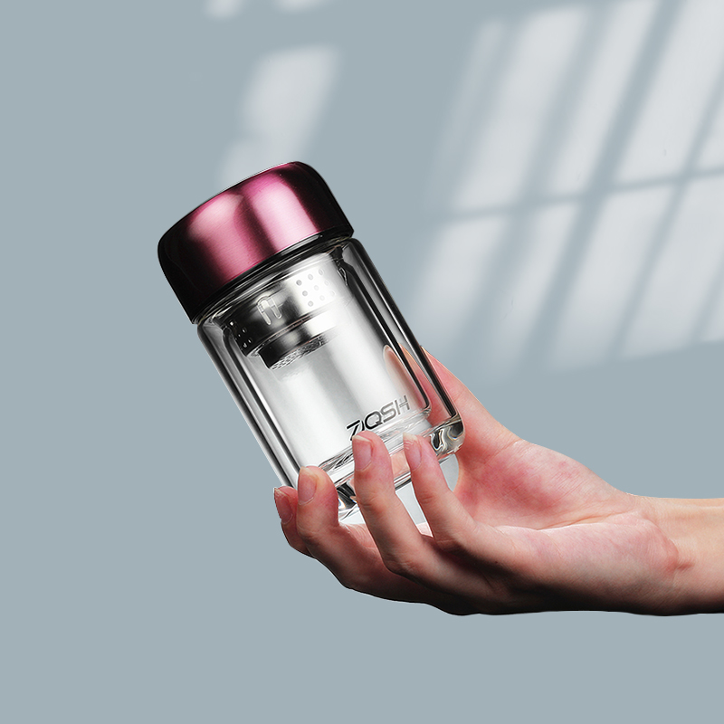 ZQSH高硼硅迷你小巧双层玻璃杯