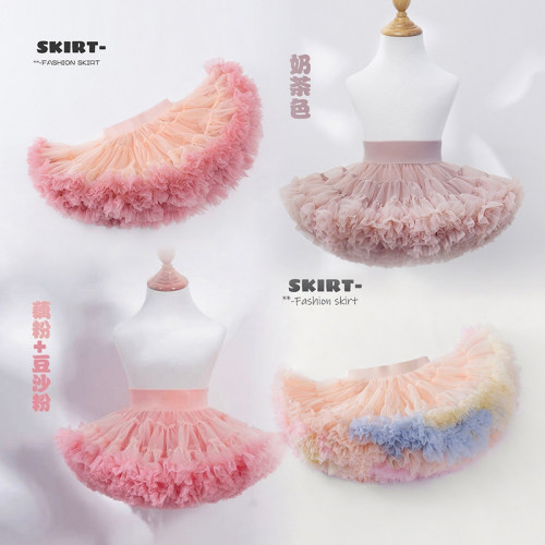 女童半身裙短裙tutu炸屁裙蓬蓬裙