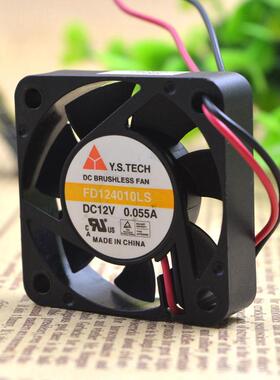 议价全新台湾山/Y.S 4010 12V 0.055A 2线 超静音风扇 FD124010LS
