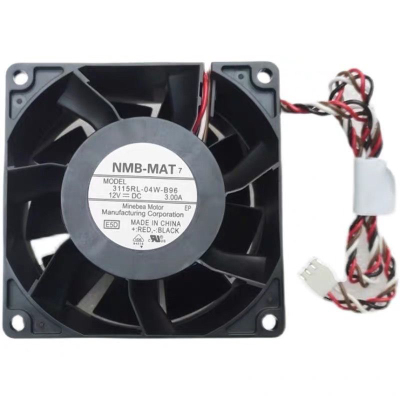 议价NMB 3115RL-04W-B96 8038 12v 3.00A 8CM 服务器散热风扇
