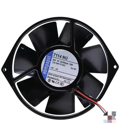 议价原装正品ebmpapst 7114NU 24V 12W 150*38耐高温ABB散热风扇
