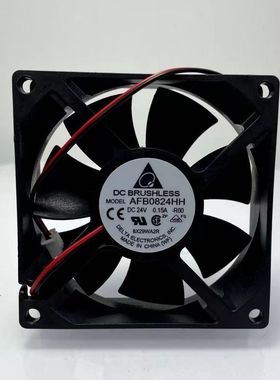 议价全新台达 AFB0824HH 24V 0.15A 8025 8cm变频器 静音机 散热