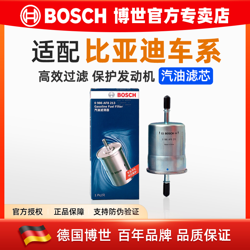 适配比亚迪元速锐唐DM秦PRO宋MAX直通口博世汽油滤芯燃油滤清器格