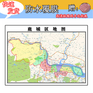 鹿城区地图1.1m浙江省温州市行政区域交通路线划分高清贴图新款