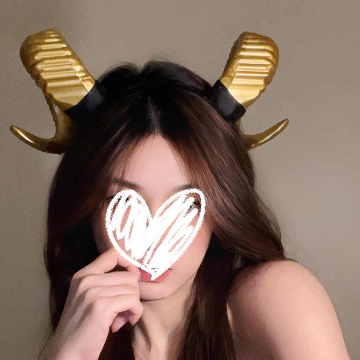 黑暗系万圣节派对魅魔恶魔角山羊角头饰发箍cosplay发饰牛角发箍