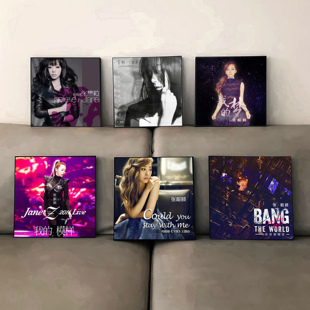 张靓颖周边专辑封面海报挂画礼物音乐酒吧装饰画客厅卧室宿舍壁画