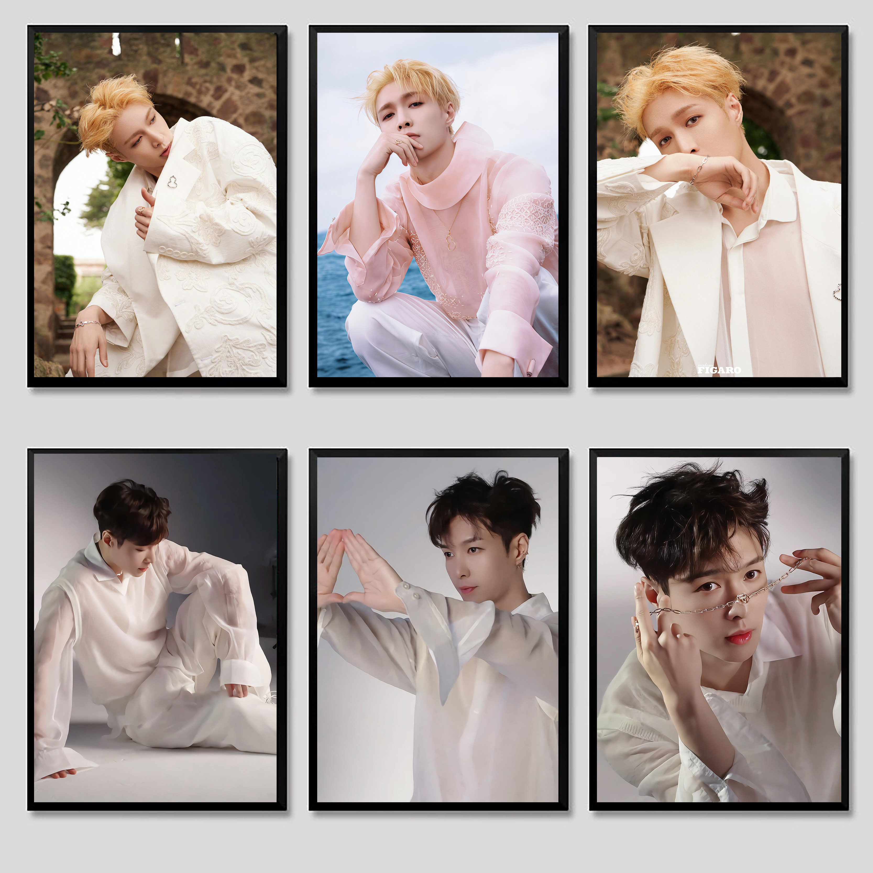 张艺兴写真海报装饰画相框摆台挂画明星定制礼物周边客厅卧室壁画