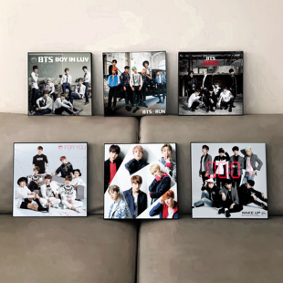 BTS防弹少年团周边专辑封面海报挂画音乐酒吧装饰画卧室宿舍壁画
