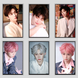 梓渝写真海报装 饰画相框摆台挂画明星定制礼物周边客厅卧室壁画