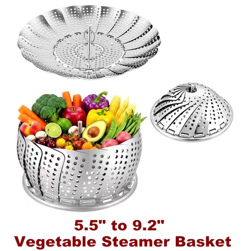 Vegetable Steamer Basket Folding Expandable Steamers Cooking