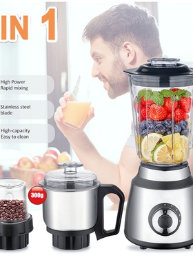 3in 1 English Blender Mixer Juicer Fruit Food Processor