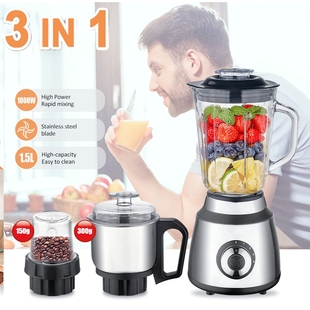 3in 1 English Blender Mixer Juicer Fruit Food Processor