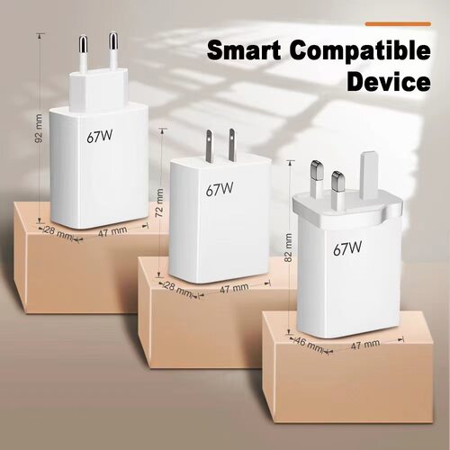 适用于Mobile phone charger USB Tepy-C 67w power adapter