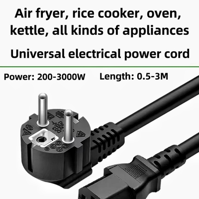 UK、EU、plug  Electrical power cord adapter wires cables