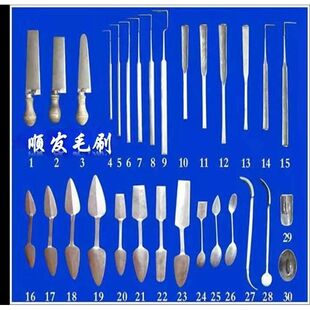 翻砂铸造工具刮刀提勾提钩钢批压勺光子法兰勺秋鱼秋叶造型厂用