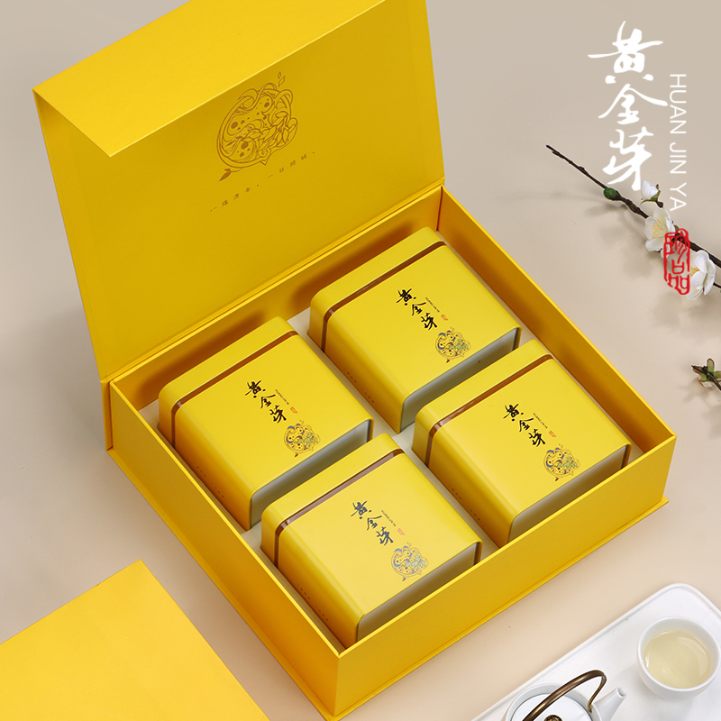 一斤装黄金芽礼盒空盒定制茶叶罐礼盒装高档创意茶叶包装盒空礼盒