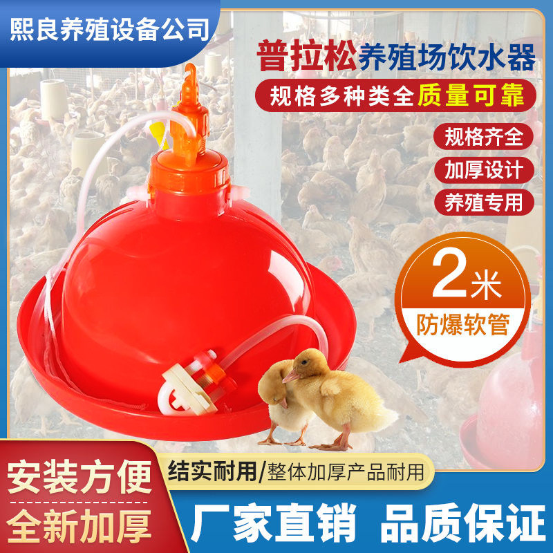 普拉松自动饮水器养殖场养鸡设备用品鸡鸭鹅自动喂水鸡自动喝水壶