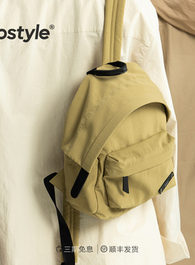 FOSTYLE帽檐双肩包Dora户外旅游11寸成人背包轻便通勤包女防泼水
