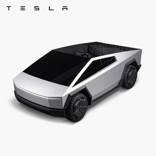 Tesla/特斯拉 cybertruck 儿童车后轮驱动电子制动装置可调节座椅