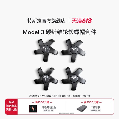 tesla/特斯拉汽车碳纤维model3