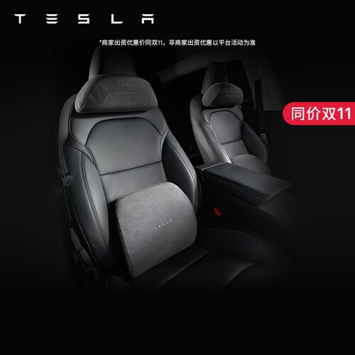 特斯拉（Tesla）官方 Model S/3/X/Y/Y L 汽车头枕腰靠