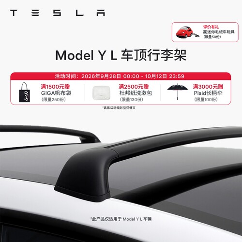 特斯拉ModelYL车顶行李架