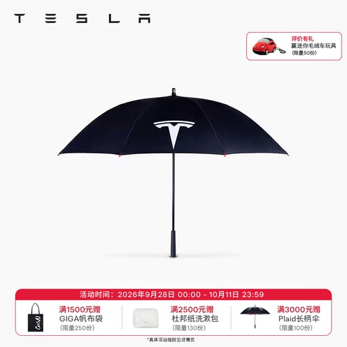 tesla/特斯拉双人高尔夫伞