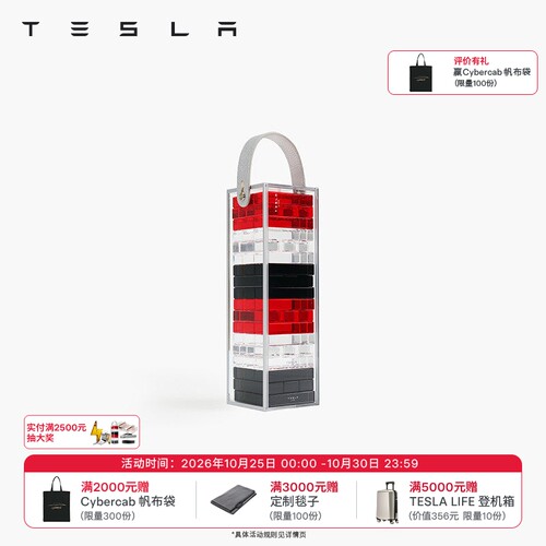 特斯拉官方亚克力叠叠乐