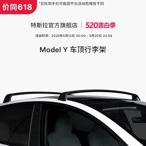 Tesla特斯拉车顶行李架简单易用