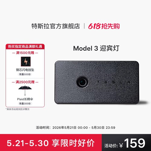 新版迎宾灯Tesla/特斯拉